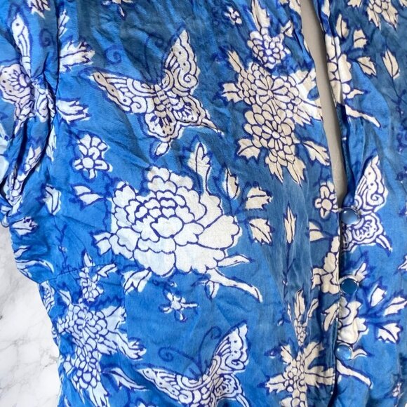 Emerson Fry India Collection Frances 3 Frill Dress - Peace Sky Blue - Picture 5 of 11